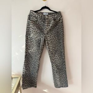 Disclosure Leopard Print Women’s Jeans - Taupe/Black size 30